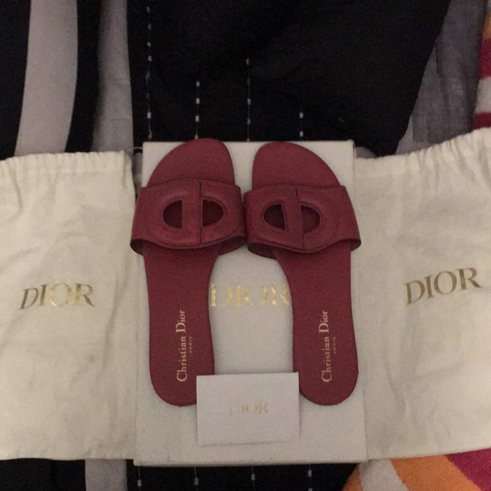 Christian Dior D-club slides with dust bags and box - Picture 3 of 3